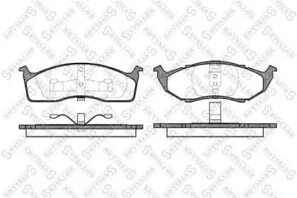 458 020B-SX STELLOX Комплект тормозных колодок, дисковый тормоз